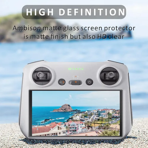 Miniatura 4 de Ambison [Paquete de 2] DJI Mini 5/4 Pro Protector de pantalla de vidrio mate, antirreflejo/suave como la seda/HD transparente compatible con DJI