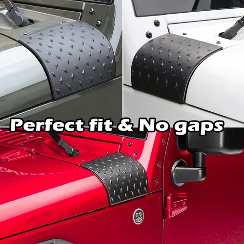 Miniatura 2 de Danti Eagle Eyes estilo Fury Grid Gladiator Vader Rejilla Frontal Grill – Carcasa frontal capucha Parachoques Guardia de pantalla mate, Negro