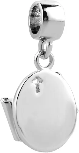 Miniatura 3 de StickAny - Abalorio de cruz con Dios All Things are Possible - Colgante religioso para pulseras europeas