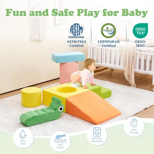 Miniatura 4 de Bloques de escalada para niños pequeños, juguetes de escalada para interiores, bloques de escalada para bebés, juego de bloques de escalada