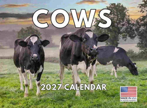 Miniatura 23 de Calendario alpaca 2026, calendario mensual de pared de 12 meses Hecho en Estados Unidos.