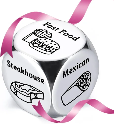 Regalos divertidos para él, su novio, novia, regalo de abucheo, dados de decisión de comida nocturna, aniversario, boda, regalos para hombres y