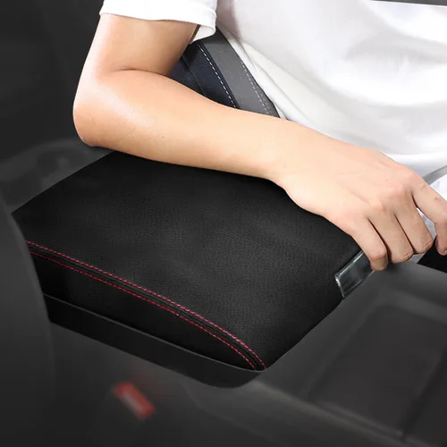 Miniatura 9 de Funda de repuesto para reposabrazos de consola central, adecuada para Dodge Ram 1500 2500 3500 2013-2018 con consola de asiento de salto, protector