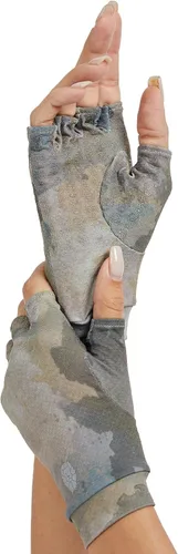 Miniatura 10 de Guantes sin dedos SPF para hombre y mujer, guantes de conducción unisex con protección solar UPF 50+ con gel de silicona