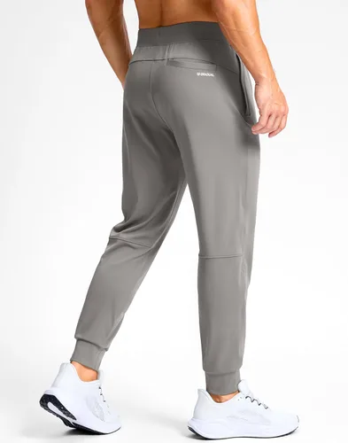Miniatura 4 de G Gradual Pantalones de golf para hombre con bolsillos con cierre y pantalones elásticos de chándal ajustados pantalones de chándal para hombre