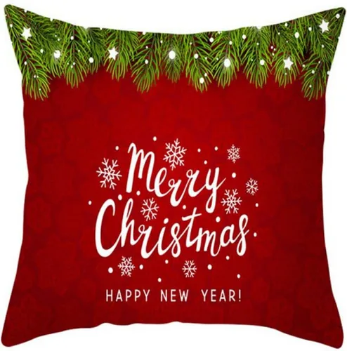 Miniatura 7 de Ochine Fundas de almohada de Navidad – Funda de cojín de árbol de Navidad para decoración del hogar
