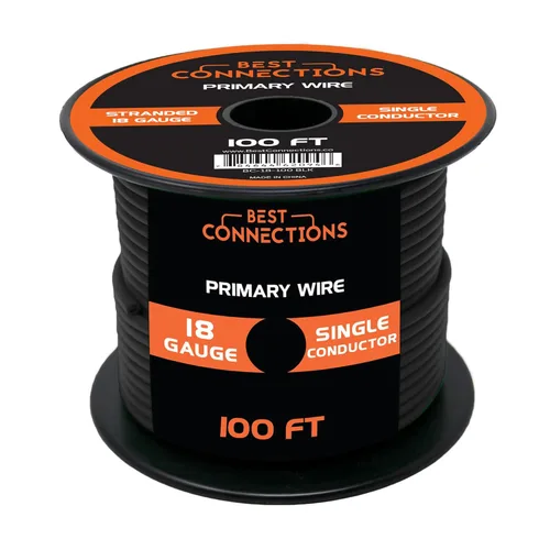 Miniatura 22 de BEST CONNECTIONS Cable primario automotriz – 100 pies (varias opciones de color) Ideal para remolques, altavoces y circuitos de iluminación Verde