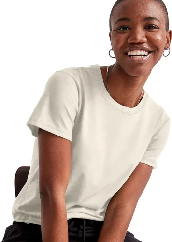 Miniatura 4 de Hanes ComfortBlend - Camiseta gráfica para mujer, cuello redondo, algodón para mujer, talla grande