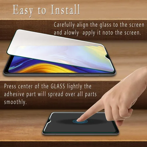 Miniatura 4 de Protector de pantalla para Samsung Galaxy A20, vidrio templado, fácil de instalar, sin burbujas, paquete de 2