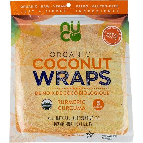 Miniatura 7 de NUCO Certificado orgánico, estable a los huéspedes, paleo, sin gluten, vegano sin OMG, sabor a cúrcuma, sin sal añadida baja en carbohidratos y sin