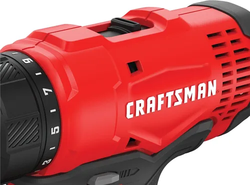 Miniatura 8 de CRAFTSMAN V20 - Kit de taladro/controlador inalámbricos (CMCD701C2)