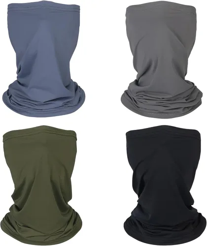 Miniatura 7 de Mandydov - Bufanda de verano para el cuello con enfriamiento, máscara facial, pasamontañas transpirable, protección UV, cubrecara para viento y polvo