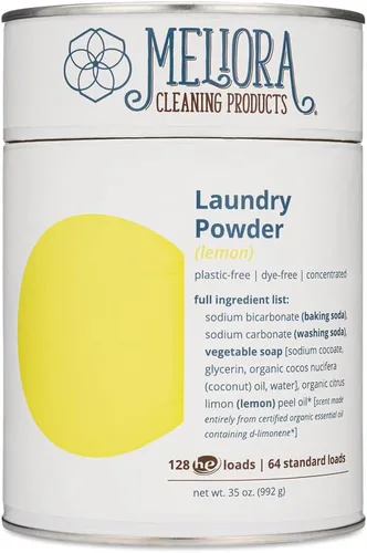 Miniatura 6 de Meliora Productos de limpieza Detergente en polvo para ropa (128 cargas HE), lavanda