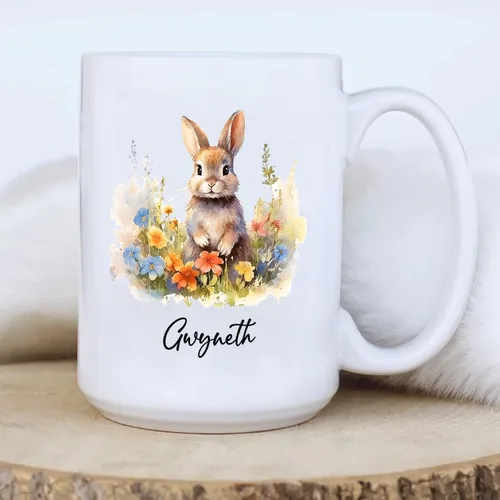 Miniatura 4 de Taza de café de bisonte personalizada de 11 onzas y 15 onzas, taza de té blanca de bisonte bebé, regalos para niñas, niños, niñas, niños, mejores