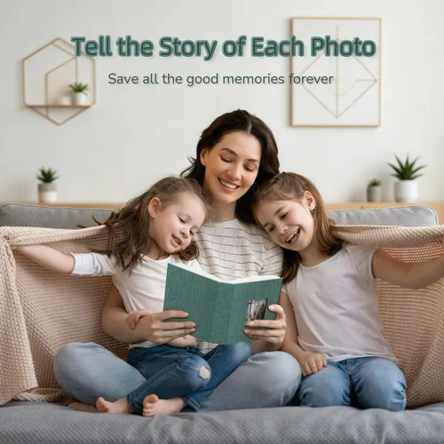 Miniatura 6 de Popotop - Álbum de fotos de 4x6 pulgadas con 200 fotos, libros de fotos con 200 bolsillos horizontales, cubierta de lino, álbumes para fotos Verde