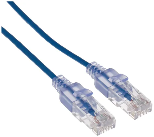Miniatura 38 de Monoprice Cat6A - Cable de conexión Ethernet de 6 pulgadas, negro, UTP, 30 AWG, 10G, cable de cobre puro desnudo, sin enganche, RJ45, serie SlimRun