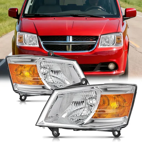 Miniatura 9 de Nilight Conjunto de Faro Compatible con 1996 1997 1998 1999 Chrysler Town & Country Dodge Grand Caravan Plymouth Grand Voyager Faro de Reemplazo
