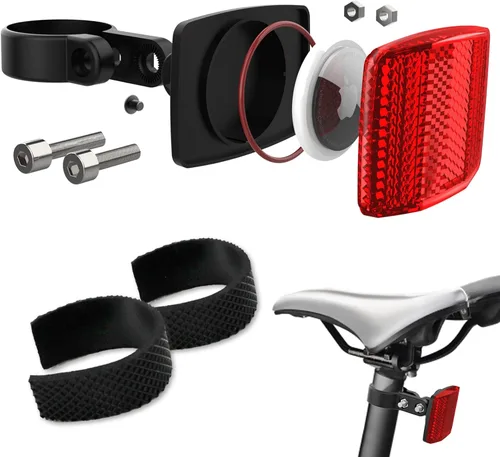 Soporte para Airtag de Bicicleta - Estuche Oculto de Rastreador GPS para Airtag de Apple, Soporte Antirrobo para Bicicleta Eléctrica y Patinete