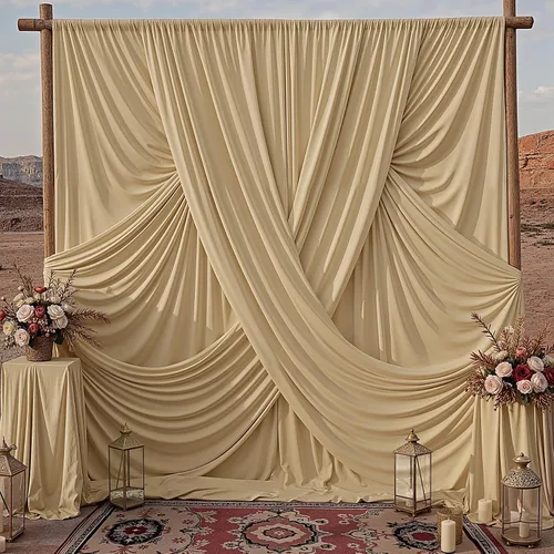 Miniatura 16 de Cortina de fondo azul bebé de 10 pies x 8 pies sin arrugas para fiesta, cortinas de fondo de poliéster azul para fotografías, decoraciones para baby