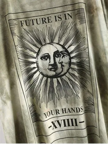 Miniatura 5 de Fenxxxl - Camiseta oversize de cuello redondo para mujer casual para verano