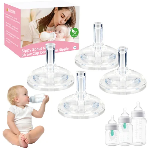 Boquillas para biberones Philips Avent anticólicos para bebés, pezones de silicona suave de grado alimenticio, [flujo variable] [a prueba de Pezón