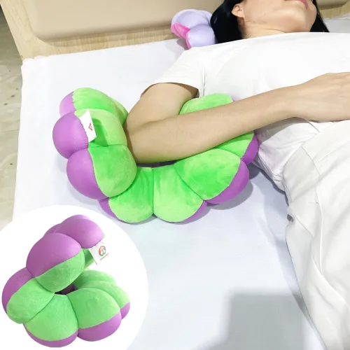 Cojín Antiescaras, Almohada de Elevación para Codo Roto, Almohada Donut para Alivio de Presión en Manos y Pies, Almohadón de Soporte para Codo, Verde