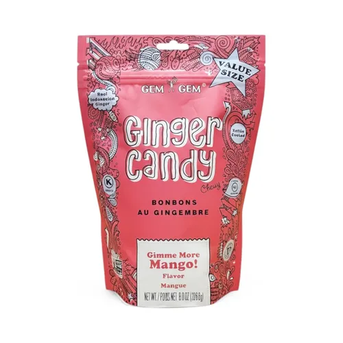 Miniatura 10 de Gem Gem Ginger Candy - Dulces de jengibre para masticar