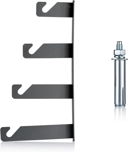 Miniatura 8 de NEEWER Sistema de soporte manual de fondo para montaje en pared de un solo rodillo con 2 ganchos individuales, 2 barras de expansión, 1 cadena