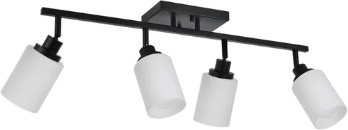 Miniatura 16 de TODOLUZ Luminarias de Riel de 2 Luces Aplique de Pared, Foco de Níquel Cepillado para Cocina Sala de Estar Comedor Pasillo, Base de Bombilla E26