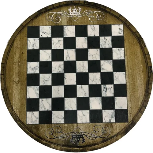 Miniatura 6 de Mesa auxiliar de ajedrez para decoración de sala de estar, mesa auxiliar pequeña