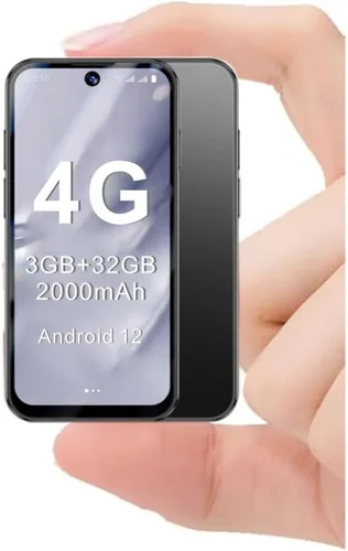 Mini teléfono para niños, teléfono infantil desbloqueado, pantalla táctil HD de 3.88 pulgadas, 4G, doble SIM, identificación facial, Android 12,
