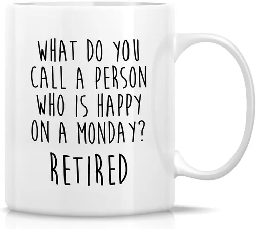 Miniatura 40 de Retreez Taza divertida – Horario de jubilación Do Whatever the Fxxx - Taza de café de cerámica de 11 onzas, divertida, sarcasmo, sarcástico