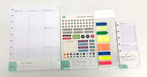 Miniatura 46 de Talia - Repuestos para cuaderno de espiral (páginas punteadas, Junior (5.5 x 8.5 pulgadas))