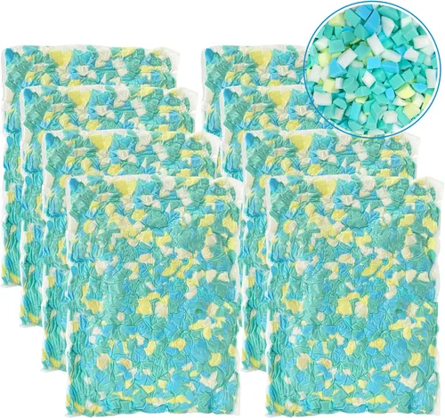 Miniatura 24 de Relleno de espuma viscoelástica triturada de 10 libras para relleno de puf, cojín de silla de almohada, cama de perro, repuesto para manualidades