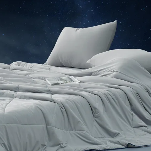 Miniatura 20 de Dream Valley® Outlast® Deepsleep Edredón Refrescante, Tamaño Throw, Manta Refrescante con Tecnología Espacial Grado NASA para Personas que Duermen