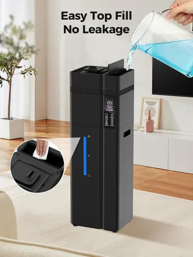Miniatura 6 de Humidificador de habitación grande de 13L/3.43 galones, cobertura de 800 pies², tiempo de funcionamiento de 100H, control automático de humedad