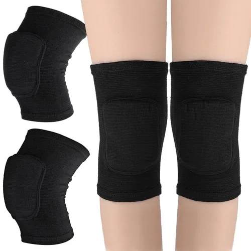 Miniatura 8 de Sibba Rodillera para Niños, Rodillera Elástica Transpirable, Protector de Rodilla de Esponja Acolchada Antideslizante para Voleibol, Danza, Correr
