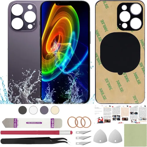 Miniatura 39 de Funda trasera de repuesto compatible con iPhone 8 de 4.7" + Herramientas profesionales (Gris espacial)