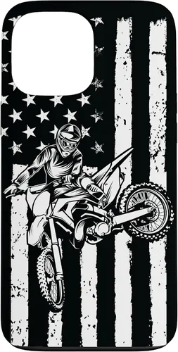 Miniatura 24 de Funda de motocross con bandera de Estados Unidos para iPhone 17