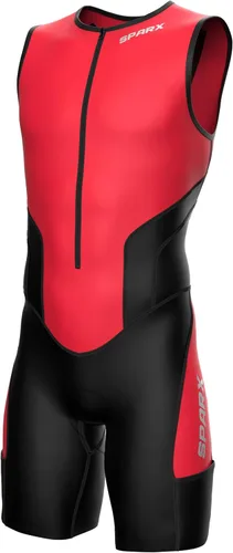 Miniatura 14 de Traje de triatlón Sparx X para hombre, para ciclismo, natación y atletismo Gris