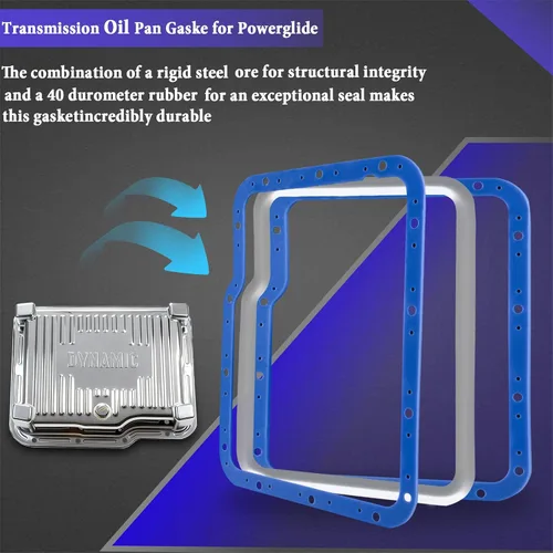 Miniatura 3 de 93100 Transmission Oil Pan Gaske para Powerglide, se adapta a Moroso 42000/42001 sartenes, no necesita sellador