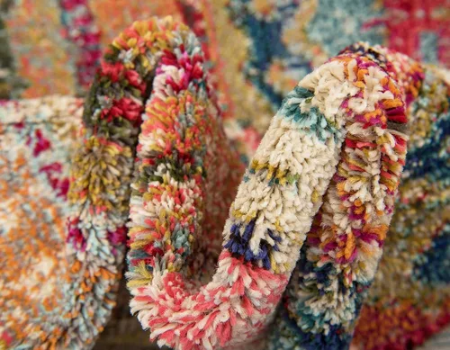 Miniatura 6 de Unique Loom Sedona Collection - Alfombra Yosemite (cuadrado de 5 pies 1 pulgada, multicolor)