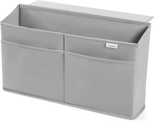 Miniatura 2 de Organizador colgante lateral de escritorio, bolsa de almacenamiento adhesiva con bolsillos para revista, iPad, cuaderno, para mesas auxiliares