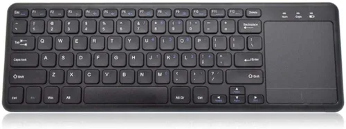 Miniatura 3 de BoxWave Teclado compatible con Chuwi HiPad Max - Teclado MediaOne con TouchPad, TrackPad inalámbrico USB de tamaño completo para PC, color negro
