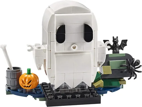 Miniatura 2 de LEGO BrickHeadz Halloween Ghost 40351 Kit de construcción (136 piezas)