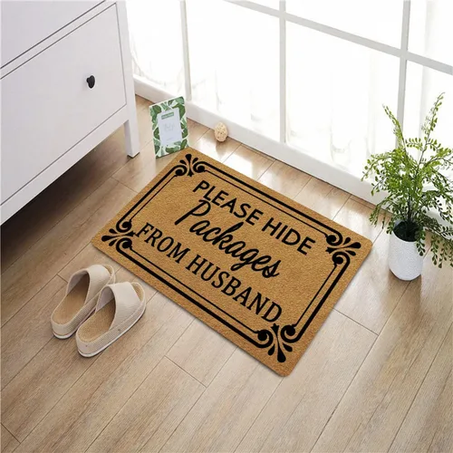 Miniatura 2 de Nobranded Tapete de bienvenida (29.5 x 17.7 pulgadas) antideslizante, divertido tapete personalizado para decoración del hogar en puerta, cocina