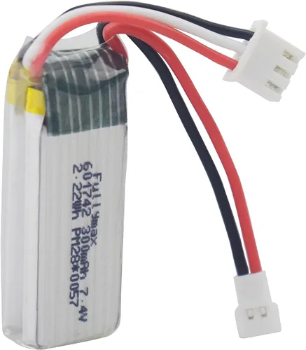 Miniatura 8 de sea jump 3 unids 7.4 V 300 mAh batería de litio+1to3 línea de conversión de carga para WLToys F959 XK DHC-2 A600 A700 A800 A430 planeador remoto