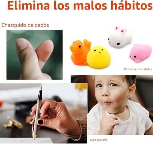 Miniatura 5 de LENYOQIN 100 Juguetes Squishy Mochi Kawaii, Juguetes Blandos para Niños para Recuerdos de Fiesta, Mini Juguetes para Alivio del Estrés Sensorial