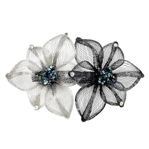 Pasadores grandes para el pelo de las mujeres, pasadores de pelo grueso para mujer, accesorios de boda para mujer, alambre de cobre hecho a mano