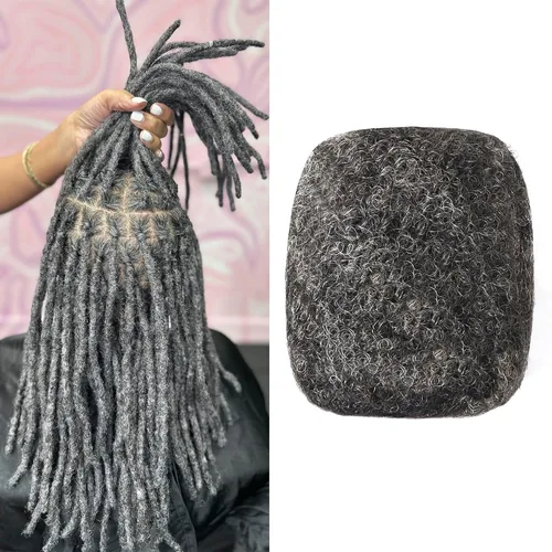 Miniatura 14 de Orientfashion Afro Kinkys a granel, cabello humano para extensiones de trenzas, cabello crochet para mujeres negras, paquete de 30g (20cm, #27)